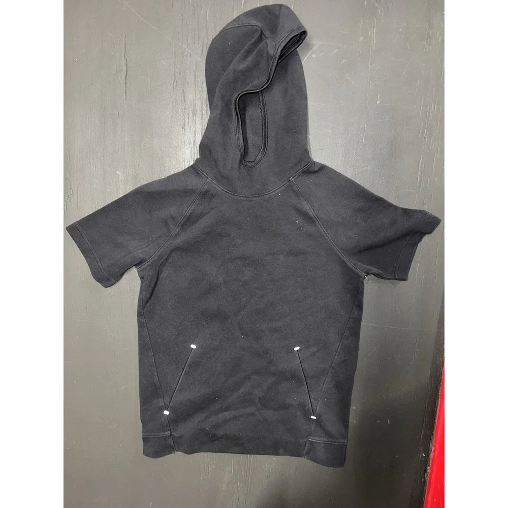 Old Navy Active Dynamic Fleece Youth XL 16-18 4-Way Stretch Charcoal Grey Hoodie